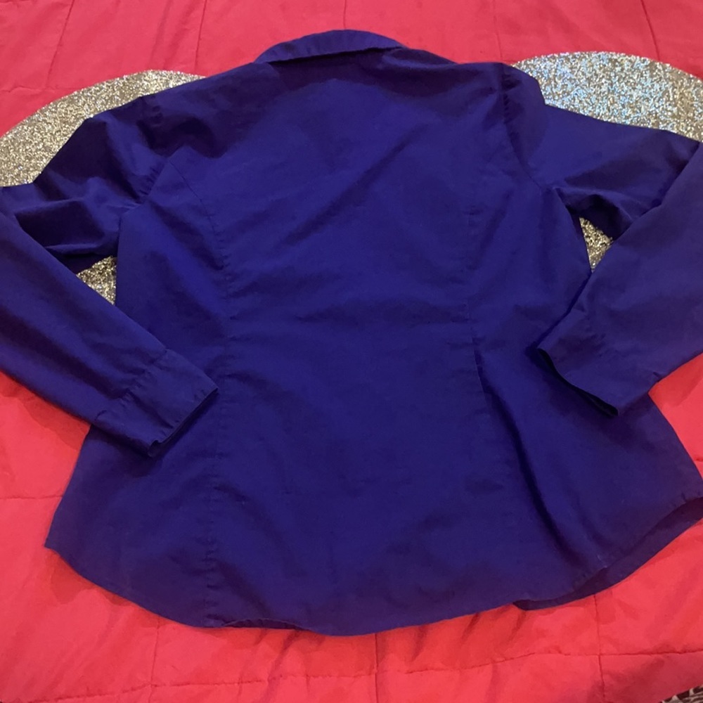 Worthington Dress Shirts - Size 12/L - Blue & Purple - Picture 5 of 9